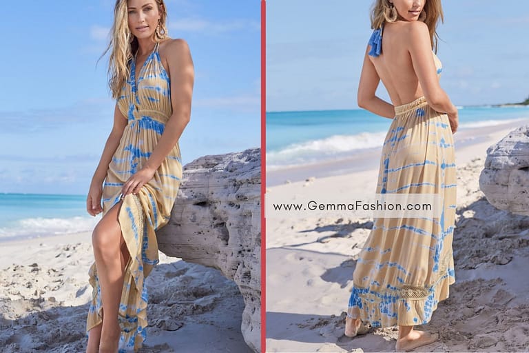 TIE-DYE COVER-UP DRESS
